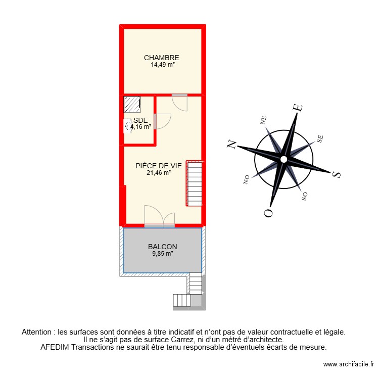 BI 26095. Plan de 23 pièces et 250 m2