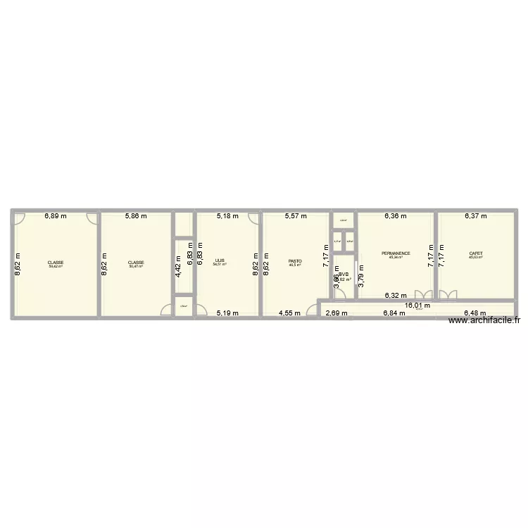 Marillac 2/3 BIS. Plan de 12  et 335 m²