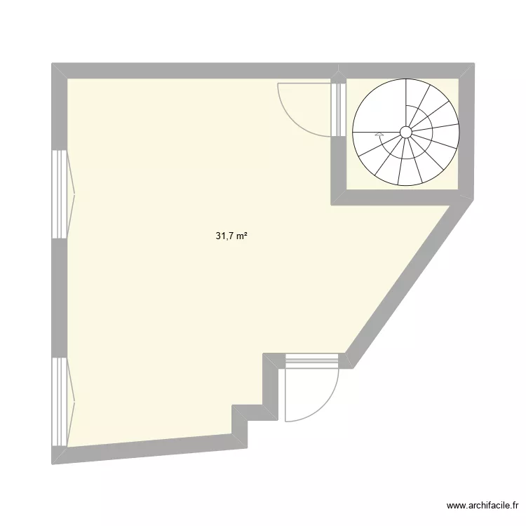 COUDRAY Bureau JL Apr&egrave;s. Plan de 