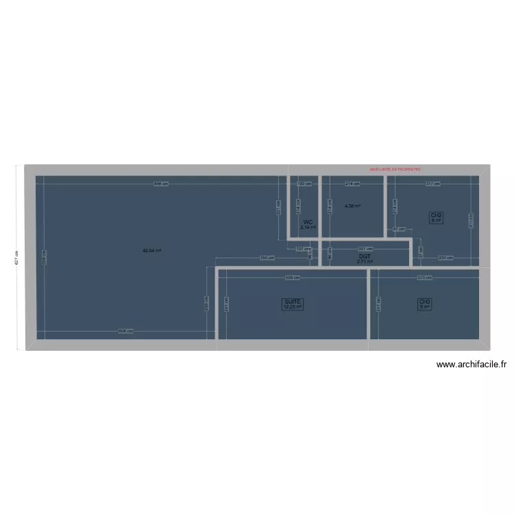 Projet Rémy 6. Plan de 7 et 82 m² Projet Rémy 6. Plan de 7 et 82 m²