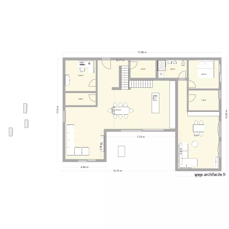 MAISON VERSION STEPHANE 06.04.2026. Plan de 19  et 488 m²