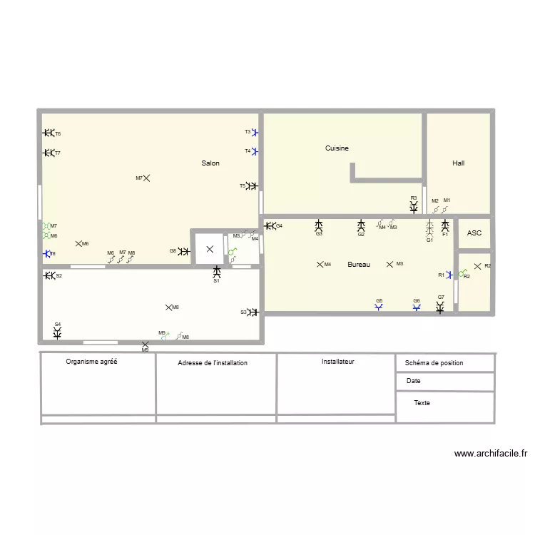 REZ CHAUSSE DR. Plan de REZ CHAUSSE DR. Plan de