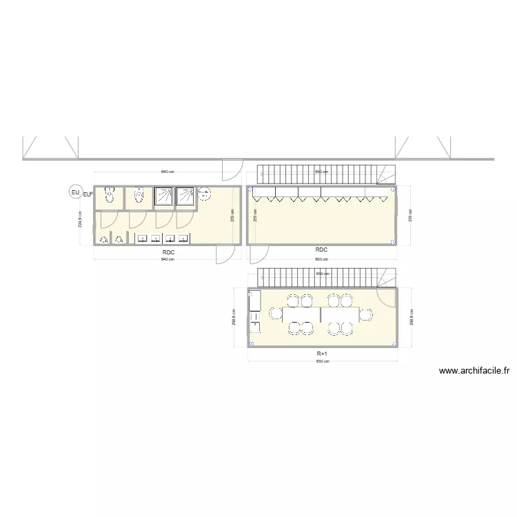 COMPTOIR REVETEMENT CHANTIER VENISSIEUX. Plan de 