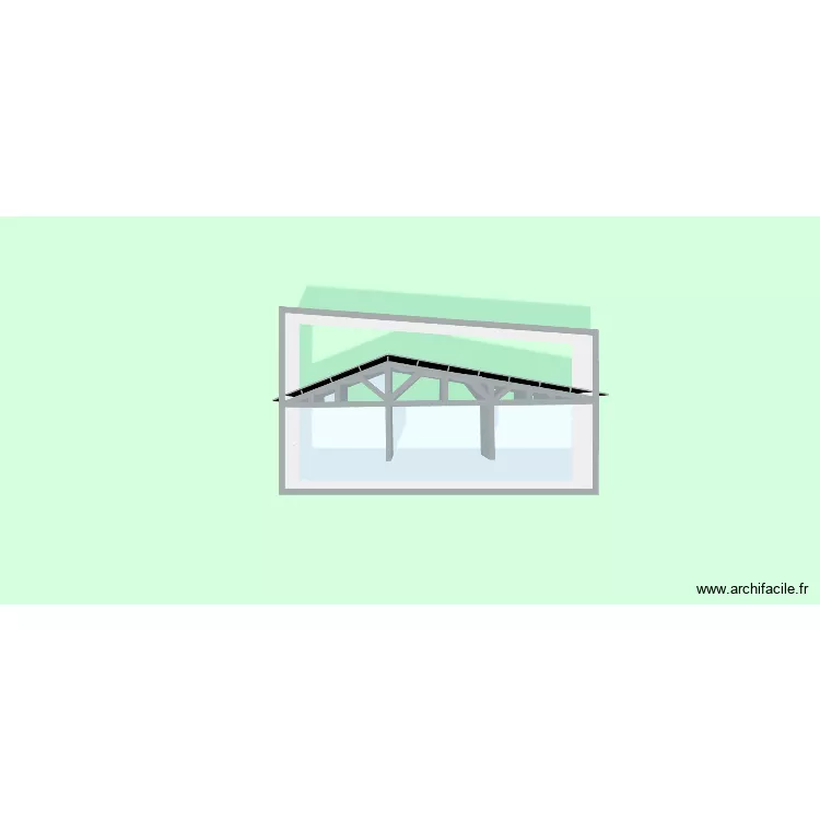 Avion. Plan de 5  et 58 m²
