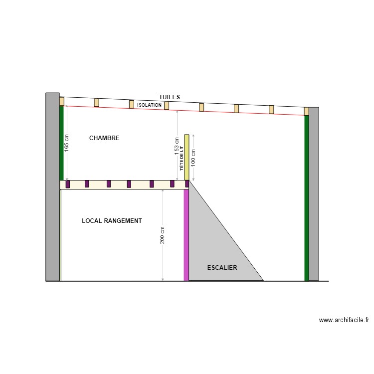 BOUISSOU REACTUALISE 2(coupes). Plan de 0 pièce et 0 m2