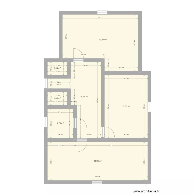 OMGEmo29 / 1. Plan de 7 et 87 m² OMGEmo29 / 1. Plan de 7 et 87 m²