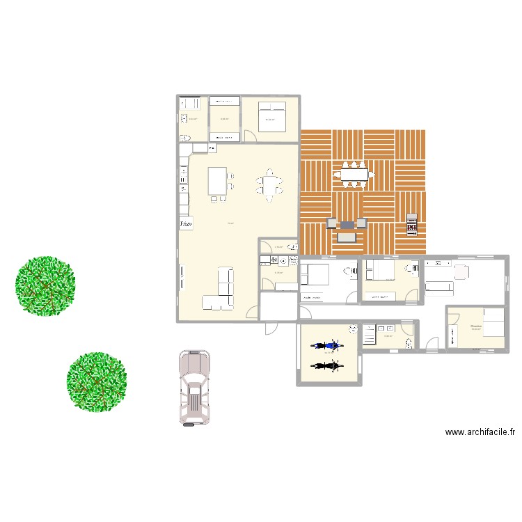 poueo 2. Plan de 0 pièce et 0 m2