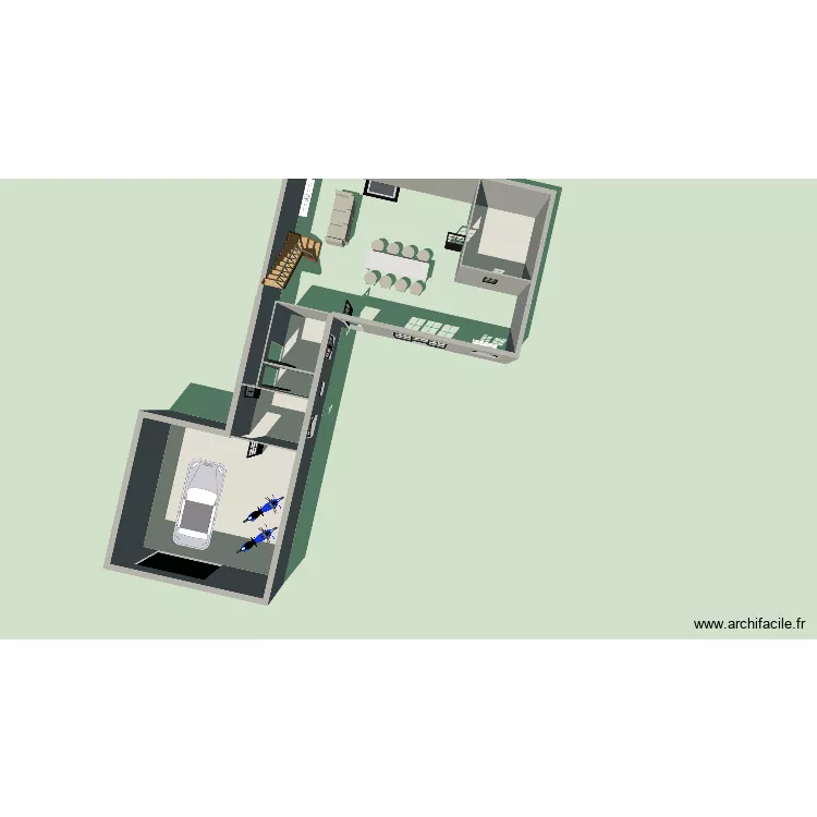 Plan 2. Plan de 6 Pièces et 87 m² Plan 2. Plan de 6 Pièces et 87 m²