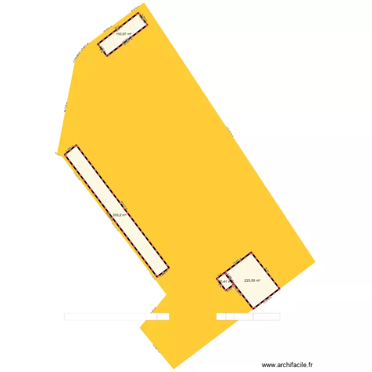 robert. Plan de 4  et 687 m²