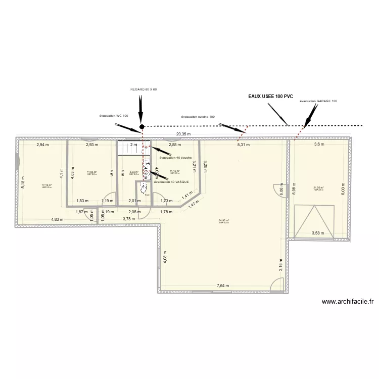 CLAIR PARISI. Plan de 6 et 135 m² CLAIR PARISI. Plan de 6 et 135 m²