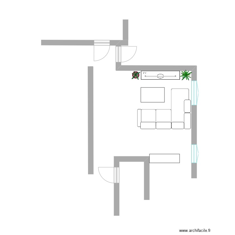 PLAN 1. Plan de 0 pièce et 0 m2