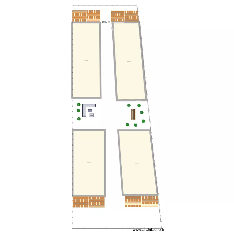 PLAN 1. Plan de 4 et 263 m² PLAN 1. Plan de 4 et 263 m²
