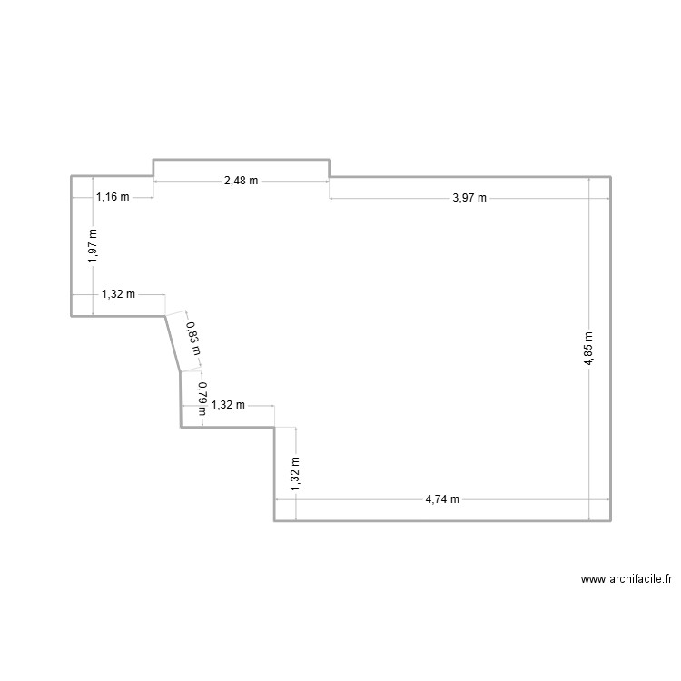 CH PMR. Plan de 0 pièce et 0 m2