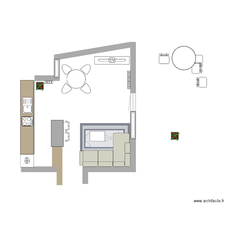 Salon. Plan de 0 pièce et 0 m2