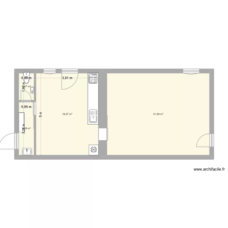 maison Romagne. Plan de 4 et 55 m² maison Romagne. Plan de 4 et 55 m²