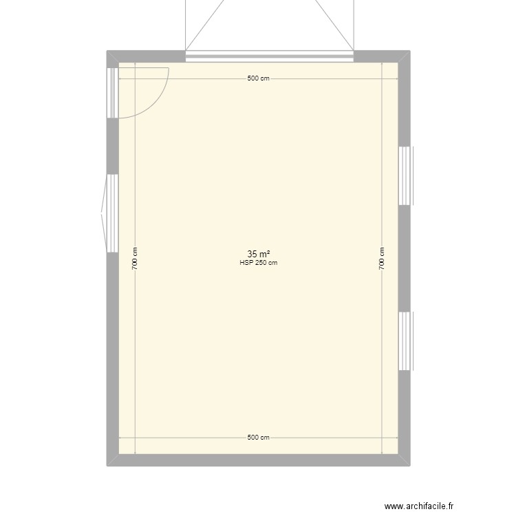 Garage . Plan de 0 pièce et 0 m2