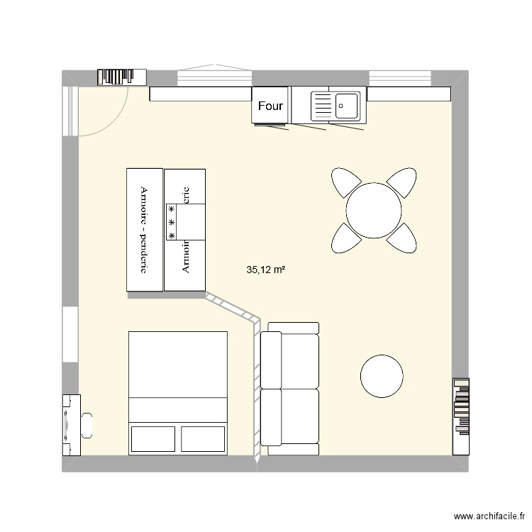 nim. Plan de 0 pièce et 0 m2