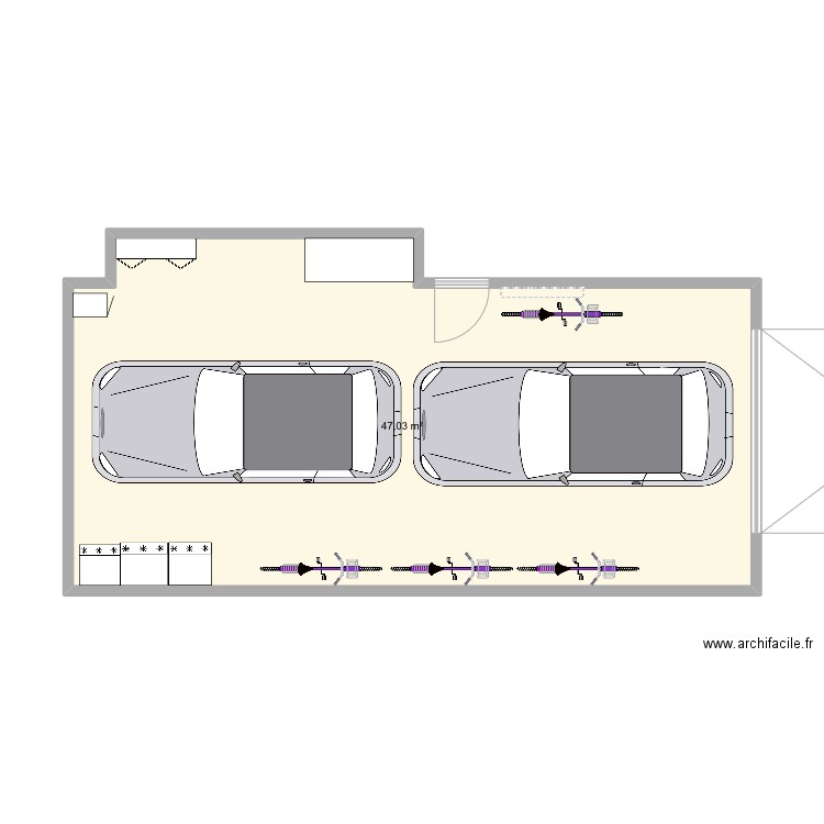 Garage Bis. Plan de 0 pièce et 0 m2