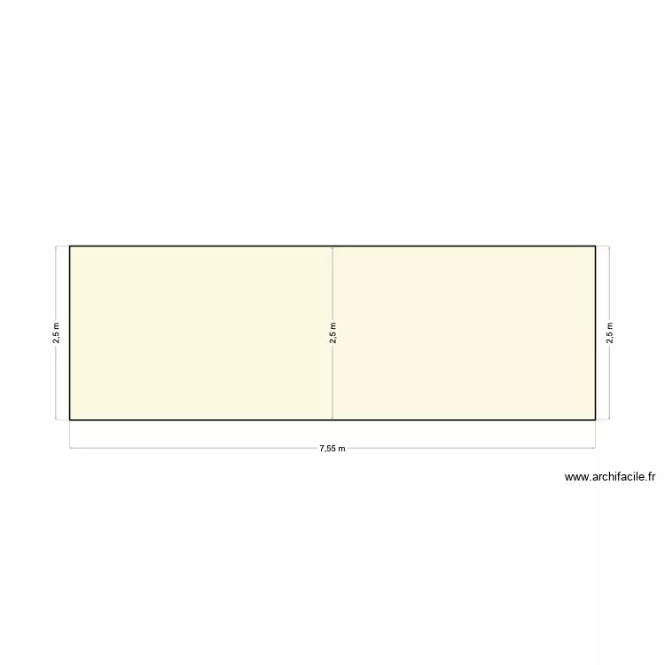 plan coupe nord. Plan de 