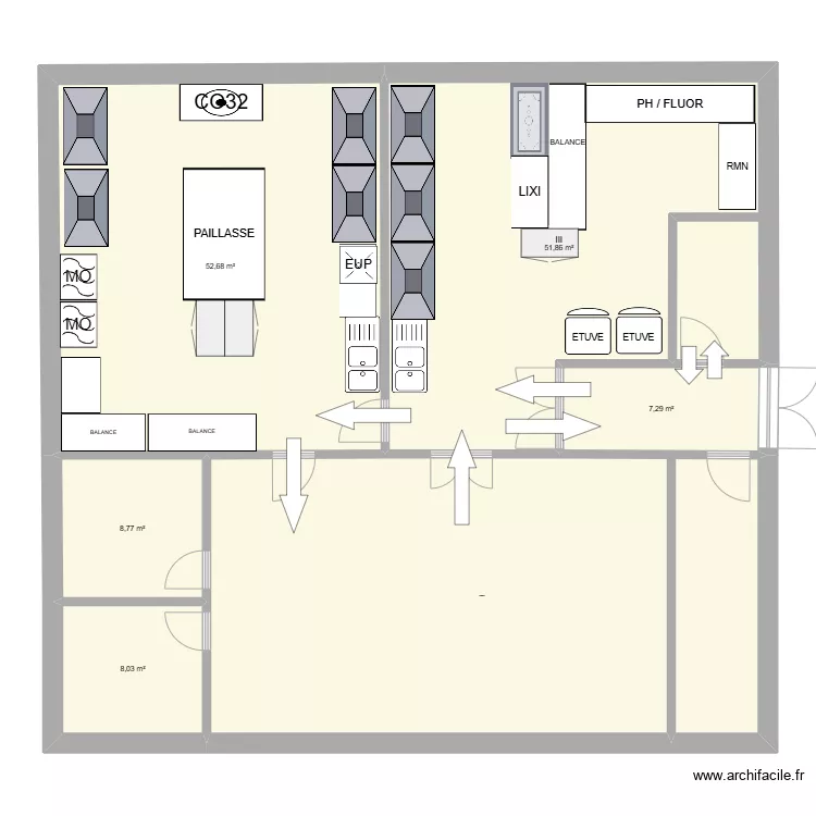 LABO CONVERSION. Plan de 
