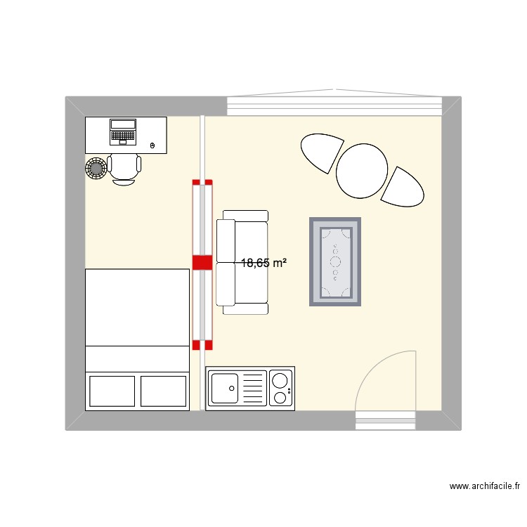 Studio Théophile. Plan de 0 pièce et 0 m2