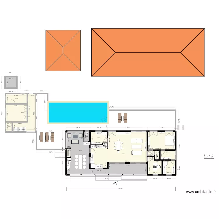 New 1101 droite 08/25. Plan de 