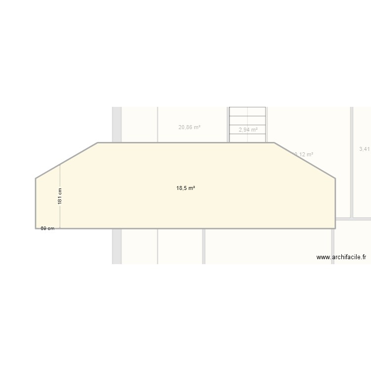 baronne. Plan de 0 pièce et 0 m2