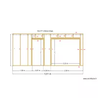 Mur int&eacute;rieur N&deg;1 &eacute;tage