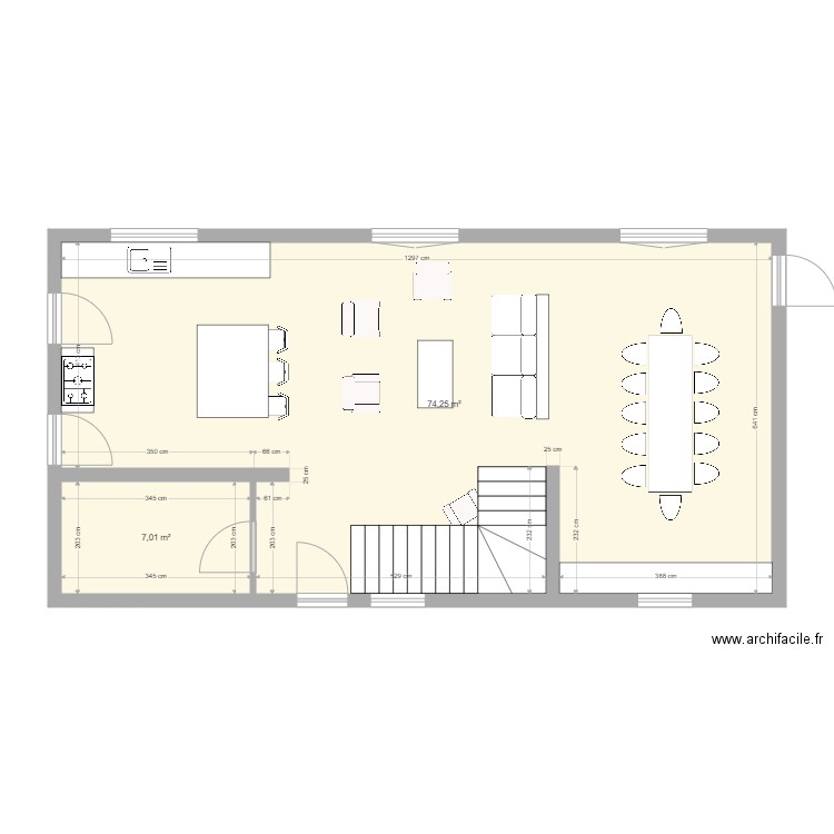 Aix_Etage 1_v1.2. Plan de 0 pièce et 0 m2