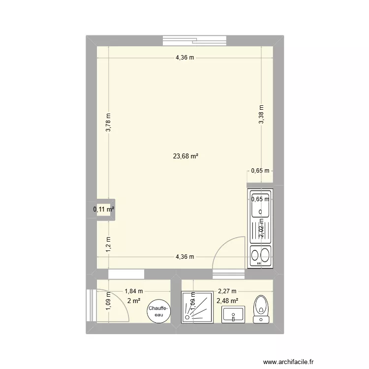 Studio D tournefeuille. Plan de 4 et 28 m² Studio D tournefeuille. Plan de 4 et 28 m²