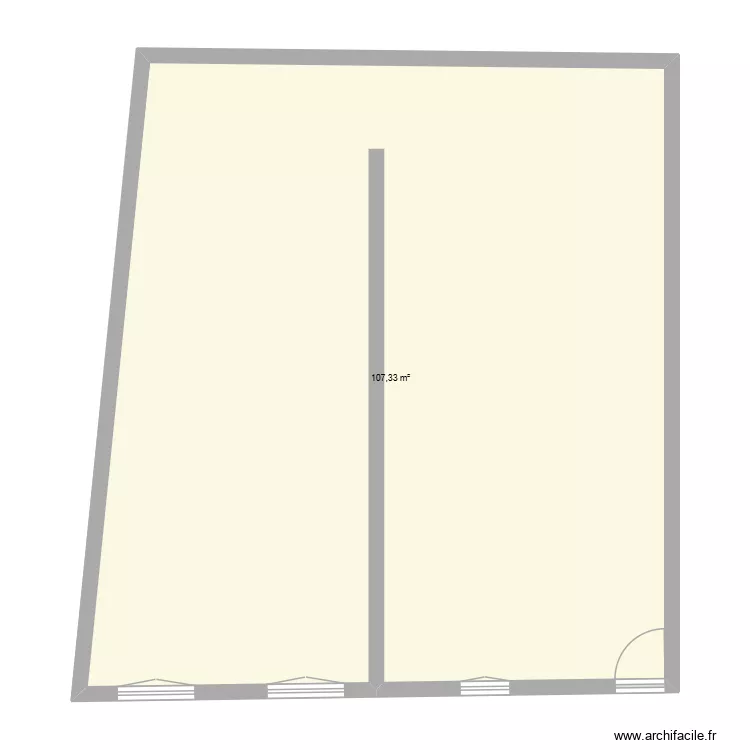 MAISONN DEDE. Plan de 1 Pièce et 107 m² MAISONN DEDE. Plan de 1 Pièce et 107 m²