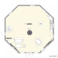 plan maison octogonale 2