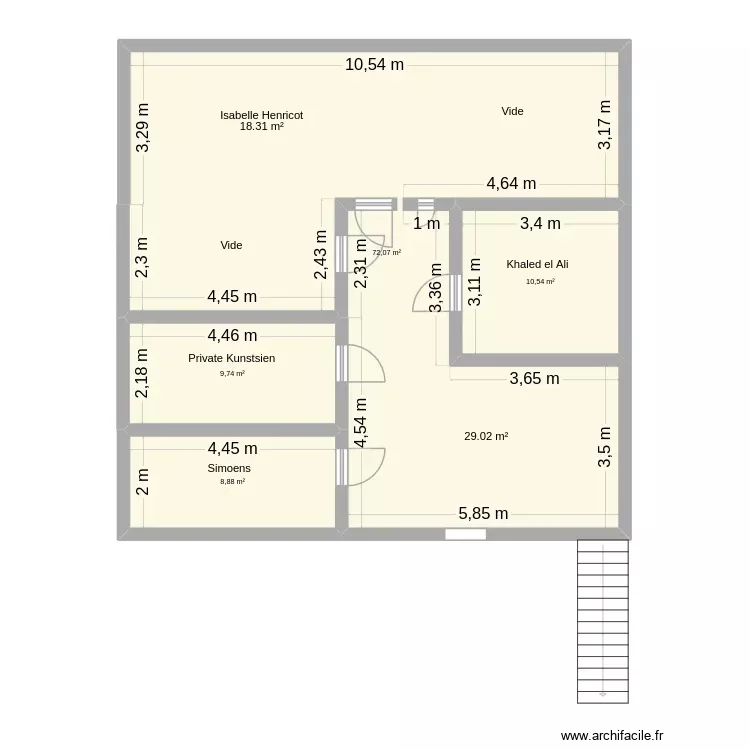 Test 2026-10-11 37 mezza 2. Plan de 4 Pièces et 101 m² Test 2026-10-11 37 mezza 2. Plan de 4 Pièces et 101 m²