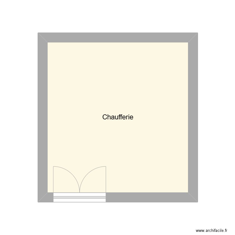 Chaufferie 5. Plan de 1 pièce et 15 m2