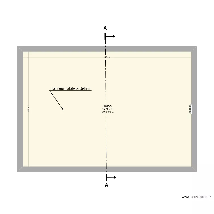 BECKER PCBT. Plan de 1 Pièce et 49 m²