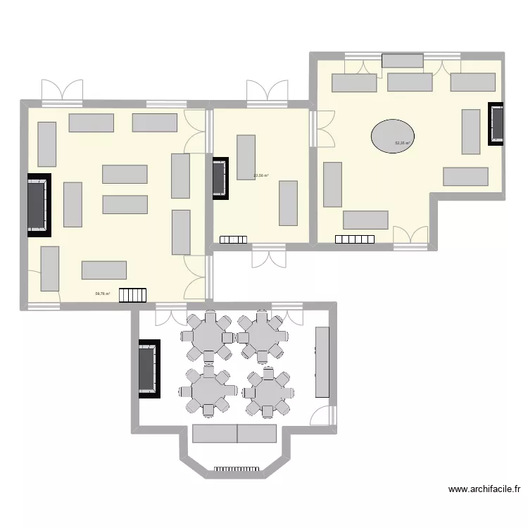 RDC Château Tables V2. Plan de RDC Château Tables V2. Plan de