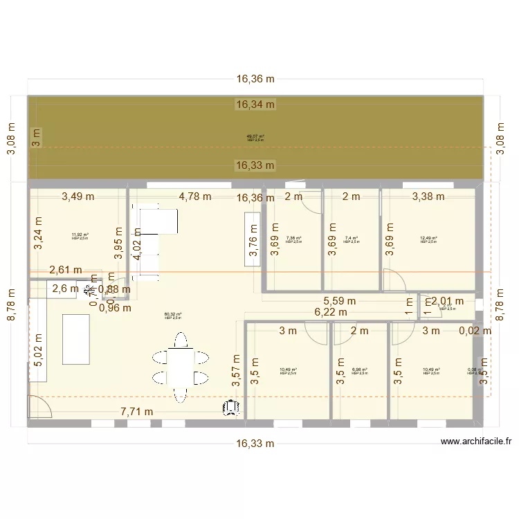 Maison Orignolles 2025. Plan de Maison Orignolles 2025. Plan de