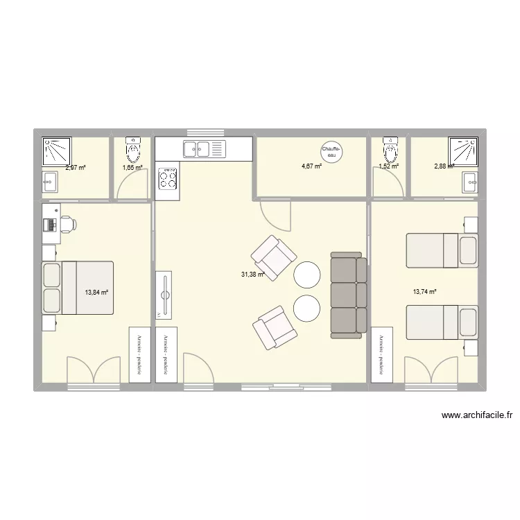 cabane bounot. Plan de 8 et 73 m² cabane bounot. Plan de 8 et 73 m²
