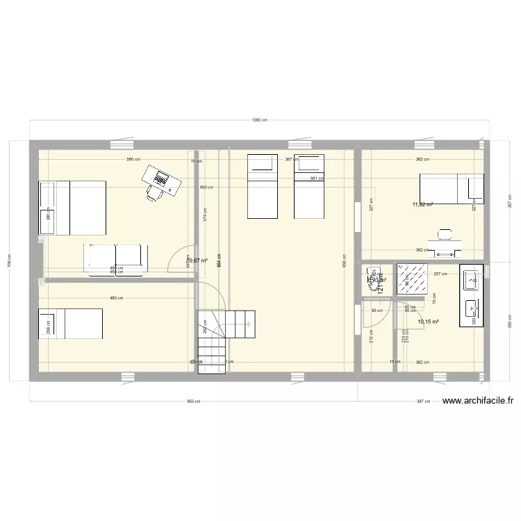Petit Rezole Grenier Version juin 2024 - PROJET. Plan de 