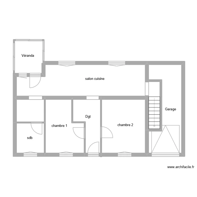 DUMONT. Plan de 8  et 68 m²