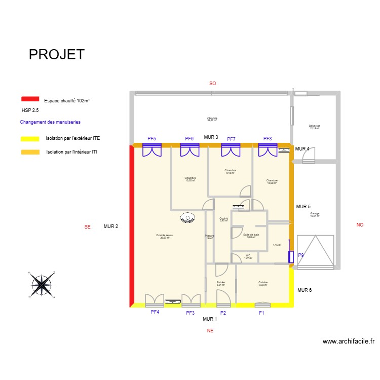 CECILLON_ Sc&eacute;nario 2. Plan de 0 pièce et 0 m2