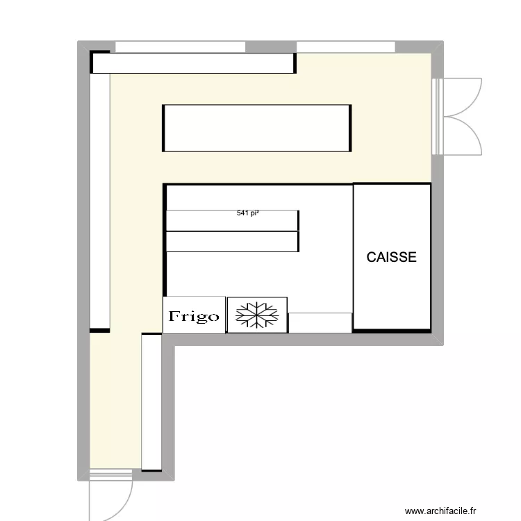 ST-JANVIER. Plan de 1 Pièce et 50 m² ST-JANVIER. Plan de 1 Pièce et 50 m²