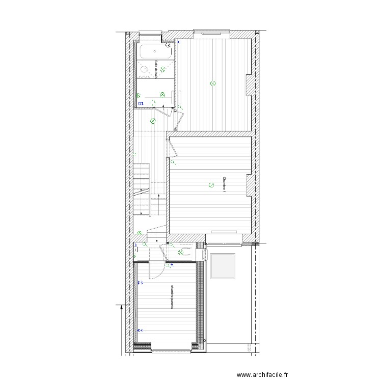 ballet 1er et entre sol. Plan de 0 pièce et 0 m2
