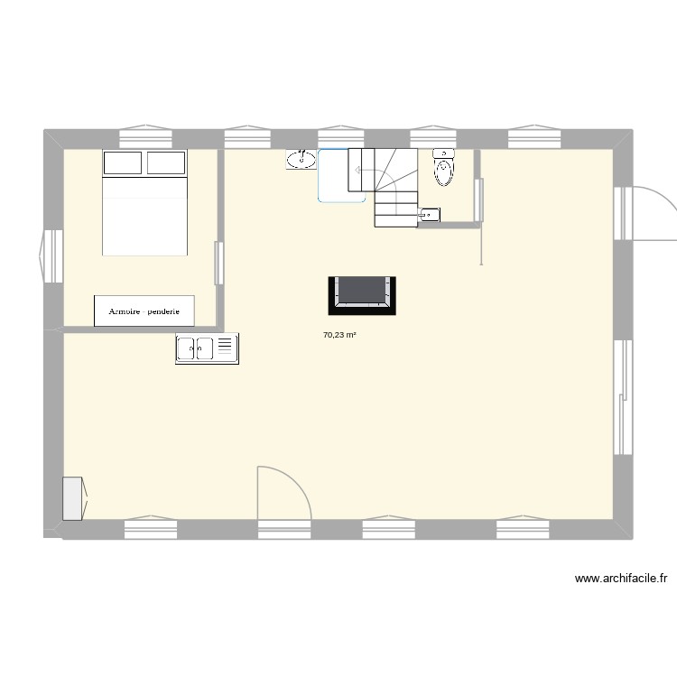 fert&eacute;. Plan de 0 pièce et 0 m2