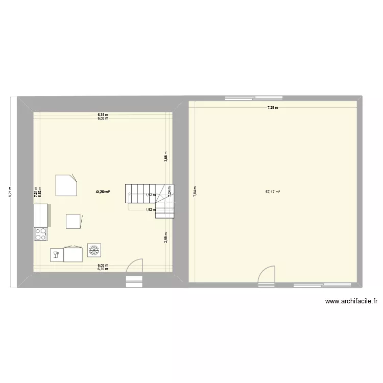 La ronde. Plan de 11 Pièces et 289 m²