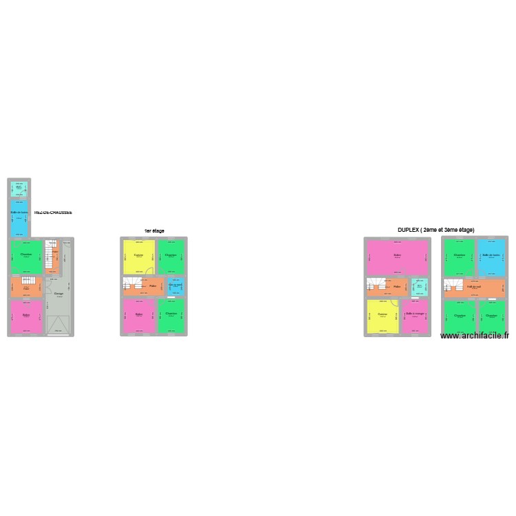 EXPERTISE Fabriques. Plan de 23 pièces et 273 m2