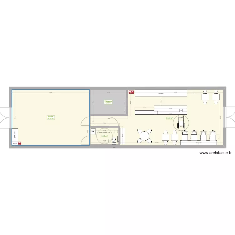 JOYA | Cantine & Studio. Plan de 