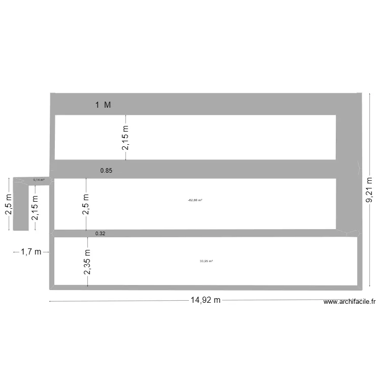 facade mazu. Plan de 