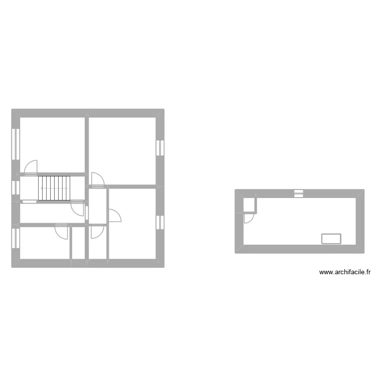 Pirard MF 1er. Plan de 12  et 94 m²