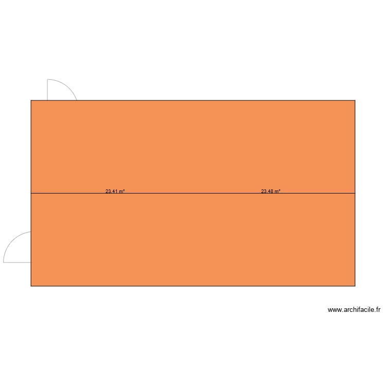 Test Grange. Plan de 